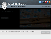 Tablet Screenshot of markdelleman.com